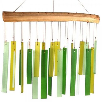Spring Colours Driftwood Glass Chime