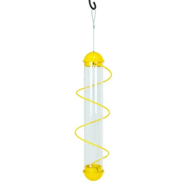 Yellow Spiral Finch Tube Feeder