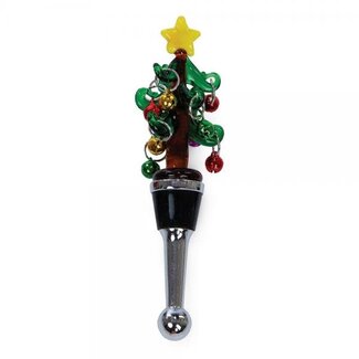 Glass Christmas Ornaments Bottle Stopper