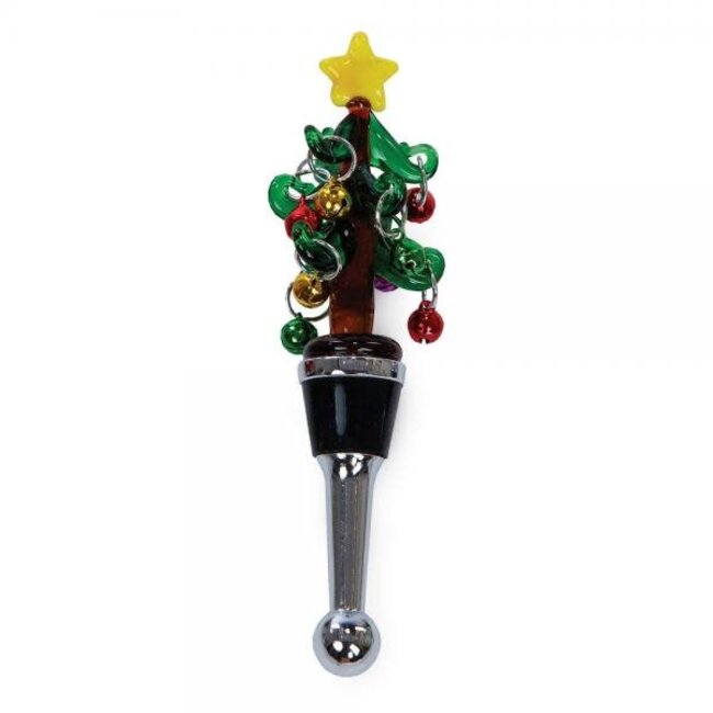 Glass Christmas Ornaments Bottle Stopper