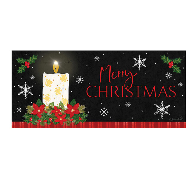 Merry Christmas Candle Switch Mat
