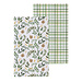Green Double Sided Waffle Weave Kitchen Towel