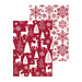 Woodland Story Double Sided Waffle Weave Kitchen Towel