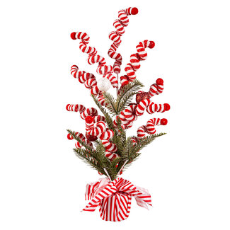22" Candy Cane Artificial Tree