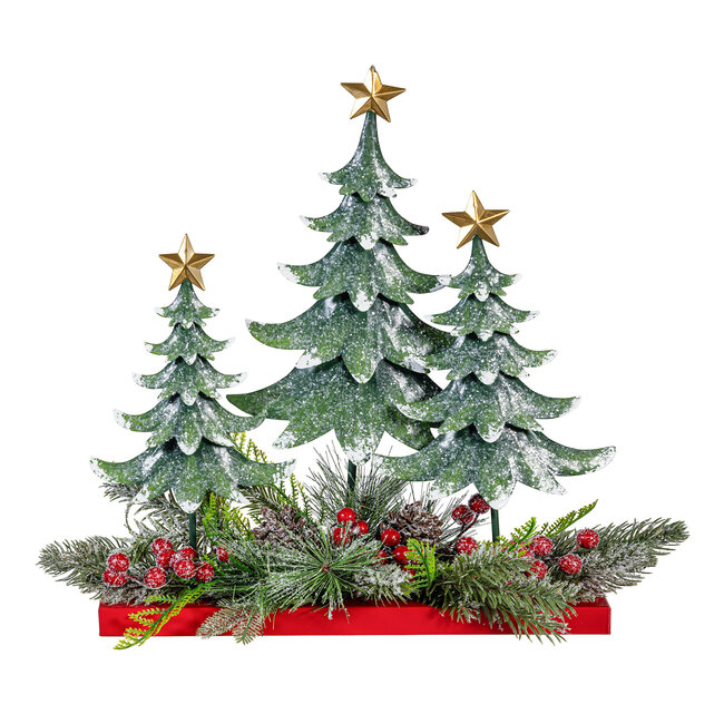 18" Metal Christmas Tree
