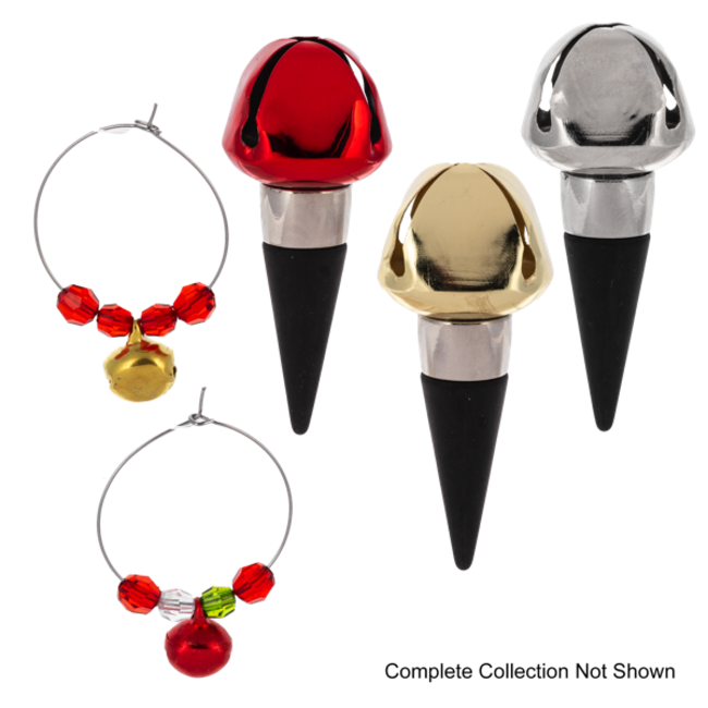 Jolly Jingles Bottle Topper & Wine Charms