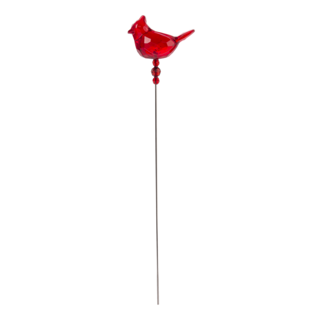 12" Cardinal Floral Stake