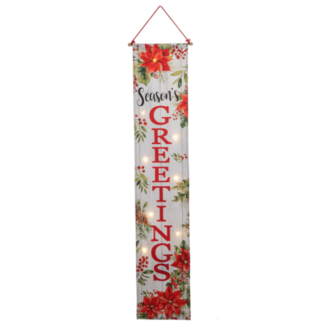 Light Up Season's Greetings Banner