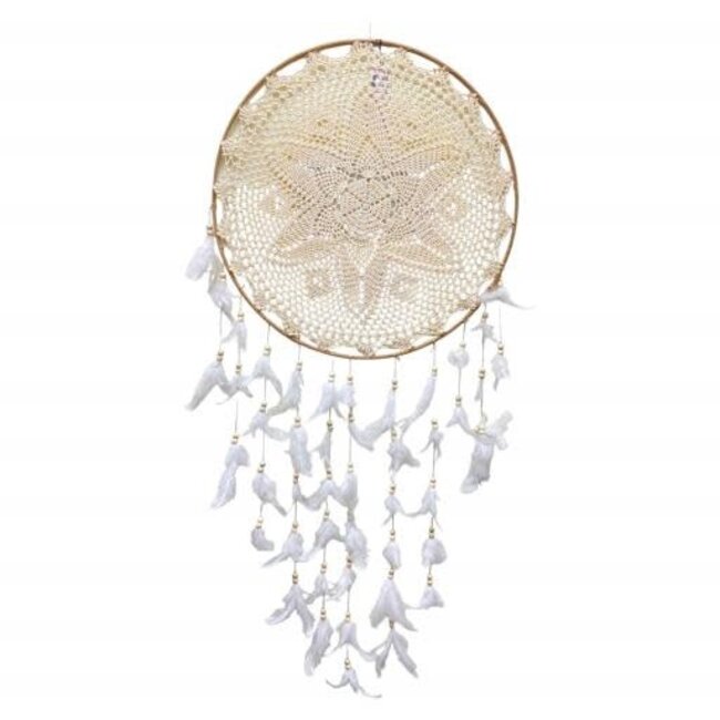 ZenN Circular Dream Catcher Pointed Flower