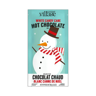White Hot Chocolate - Snowman Candy Cane