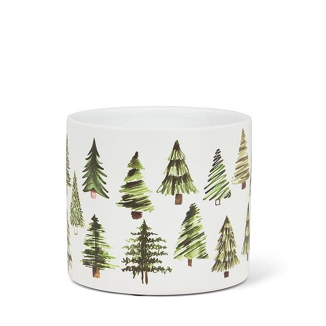 Green Simple Tree Pot