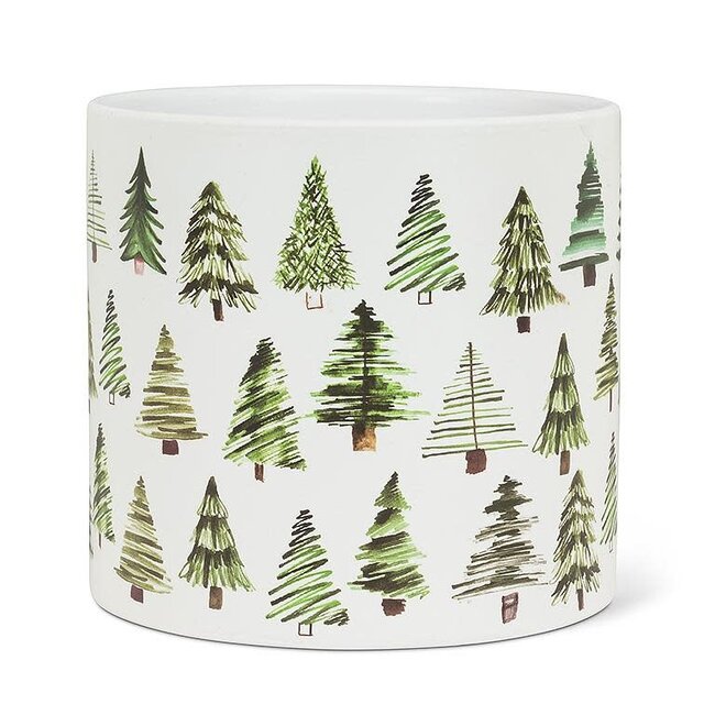 Green Simple Tree Pot