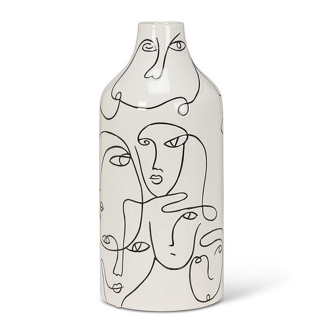 Vase w/ Faces