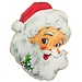 Retro Santa Head Ornament