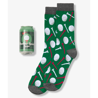 Balls & Trees Men's Beer Can Socks