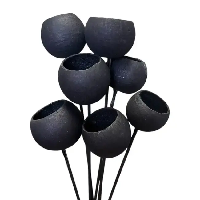 3" Black Bell Cups