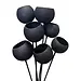 3" Black Bell Cups