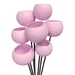 3" Light Pink Bell Cups