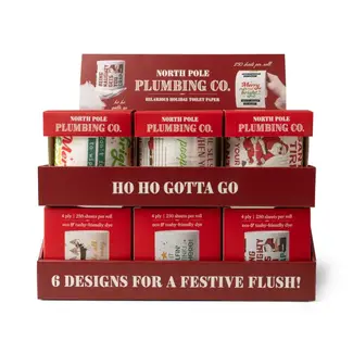North Pole Plumbing Holiday Toilet Paper