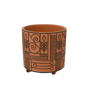 5" Terra Pot w/ Patterns