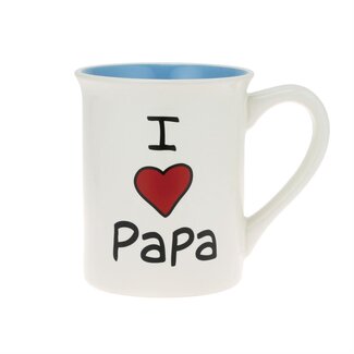 I Heart Papa Mug