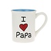 I Heart Papa Mug