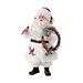 10" Santa Holding Red Bird & Berries