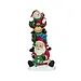27" Stacking Snowman, Elk & Santa