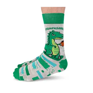 Men's Socks - Grumpasaurus