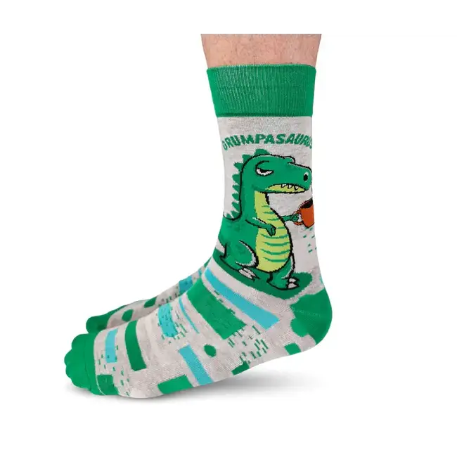 Men's Socks - Grumpasaurus