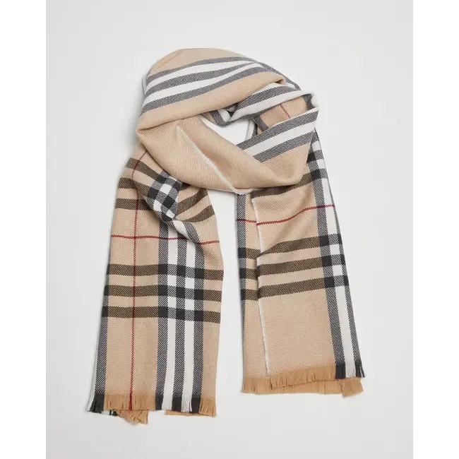 Classic Camel Merino Wool Scarf
