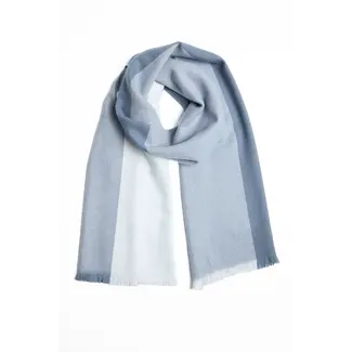 Denim 4 Block Extra Fine Merino Scarf