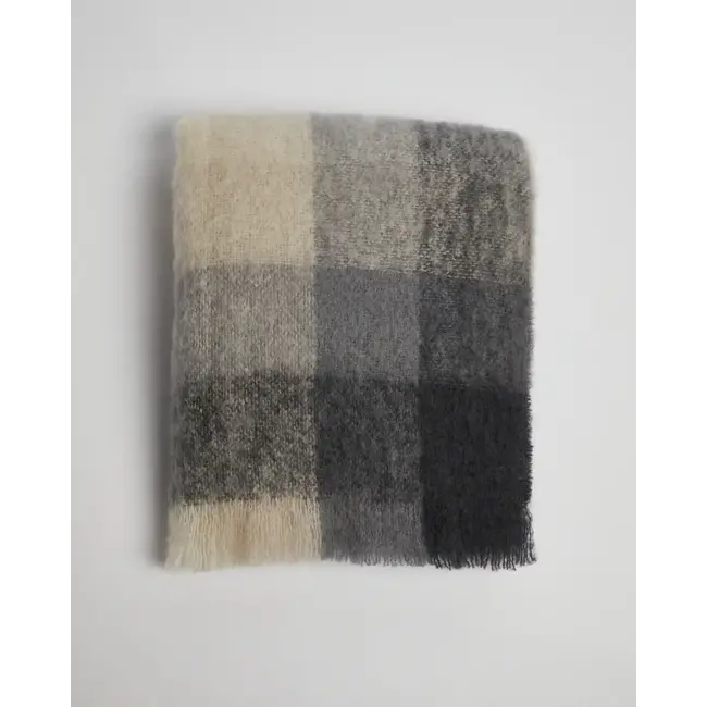 Classic Check Mohair Throw