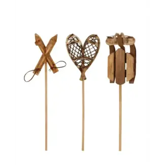 Natural Accent Skis, Sled & Snowshoes Small