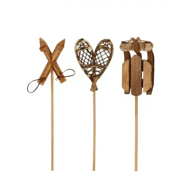 Natural Accent Skis, Sled & Snowshoes Small