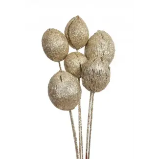 Champagne Glitter 6 Stem Mintola Balls
