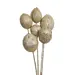 Champagne Glitter 6 Stem Mintolla Balls