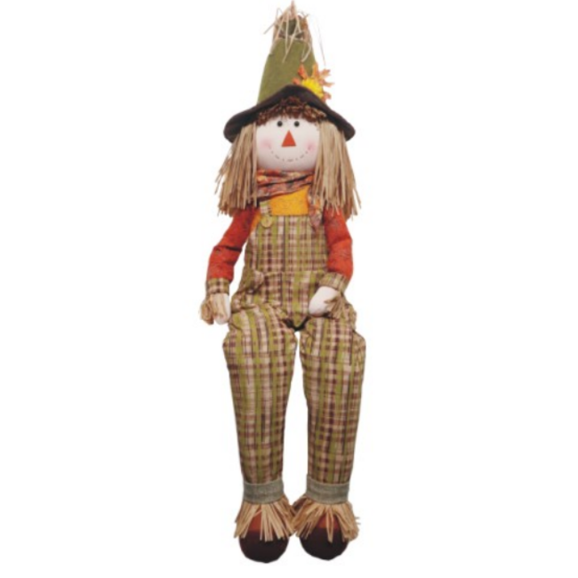 52" Sitting Boy Scarecrow