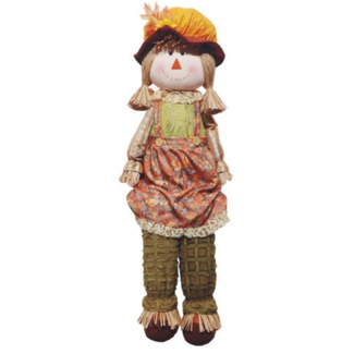52" Sitting Girl Scarecrow