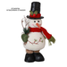 16" Standing Snowman w/ Top Hat