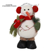 16" Standing Snowman w/ Earmuffs