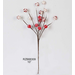 10" Red & White Candy Cane Berry Pick