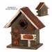 Wooden Green Birdhouse