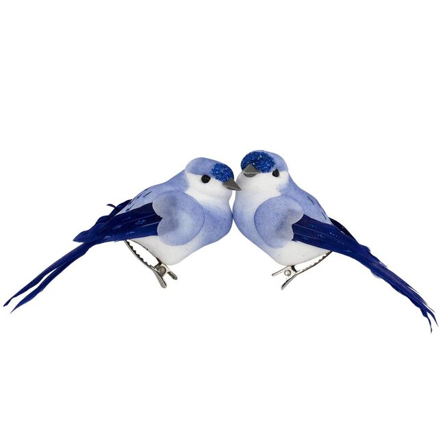 4" Blue Bird on Clip