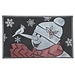 18x30" Snowman w/ Cardinal Rubber Mat