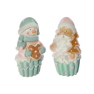 Polyresin Christmas Cupcake