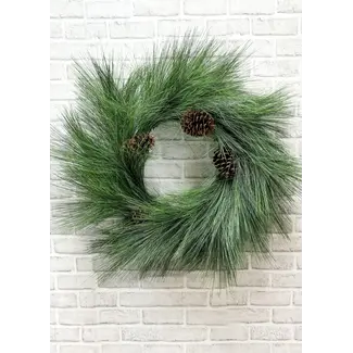 26" Long Needle Pine Wreath