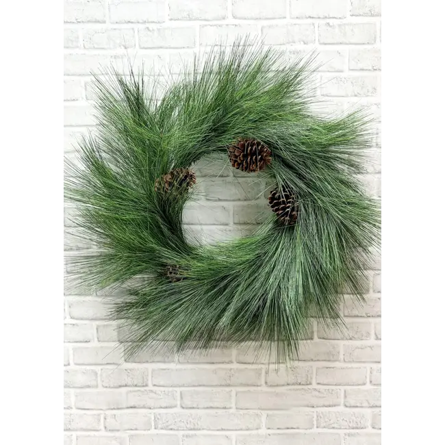 26" Long Needle Pine Wreath