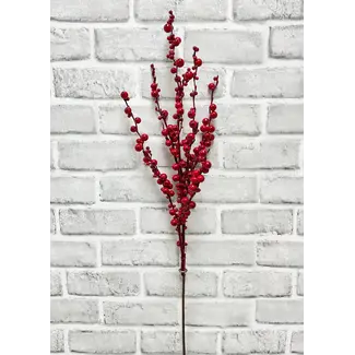 26" Red Cluster Berry Pick