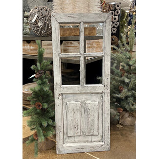 35" Antique Grey Wood Door